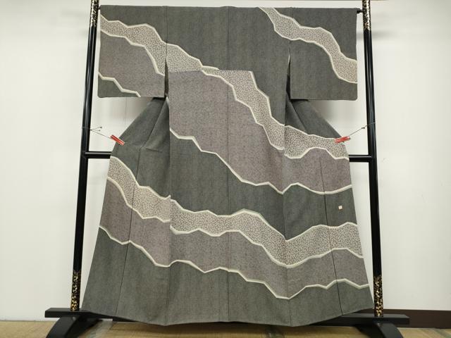 平和屋着物●訪問着　作家物　吉祥花文　正絹　逸品　CABC2398ut｜平和屋
