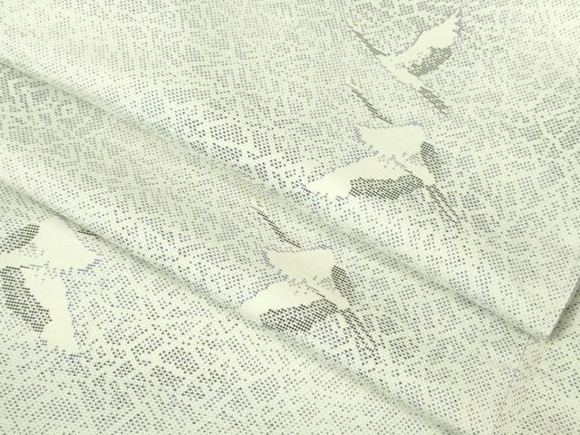 楽天市場】平和屋本店□極上 江戸小紋 角通し 蔦の葉文 黒×利休色 逸品  