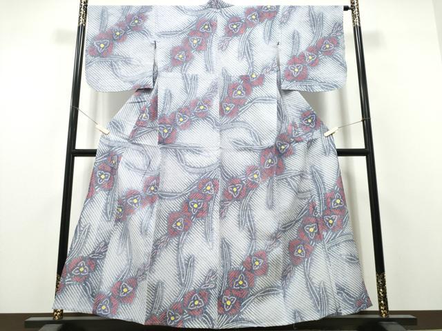 平和屋着物∴夏物 浴衣 有松鳴海絞り 杜若 綿 逸品 CABH1600ng|平和屋