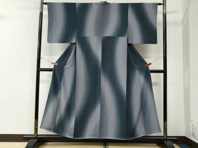 平和屋着物●上質な小紋 霞文 暈し染め 正絹 逸品 CABI2009yc|平和屋