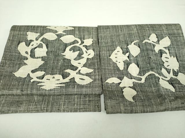 長閑やかさ屋お召しもの▽つけ帯 スリー陽気帯 春 夏 秋 紬地 花丸文 正絹 珠玉 DAAZ0245ps レディースファッション-帯