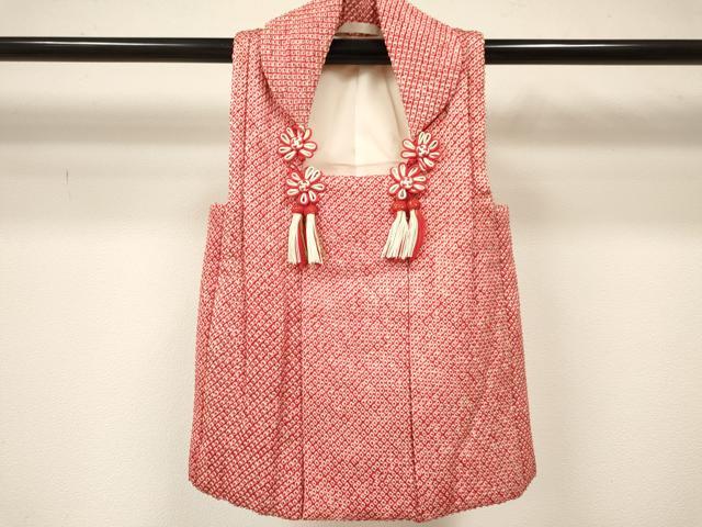 平和屋着物[]女の子　子供　被布　総絞り　逸品　DAAY3163ma｜平和屋