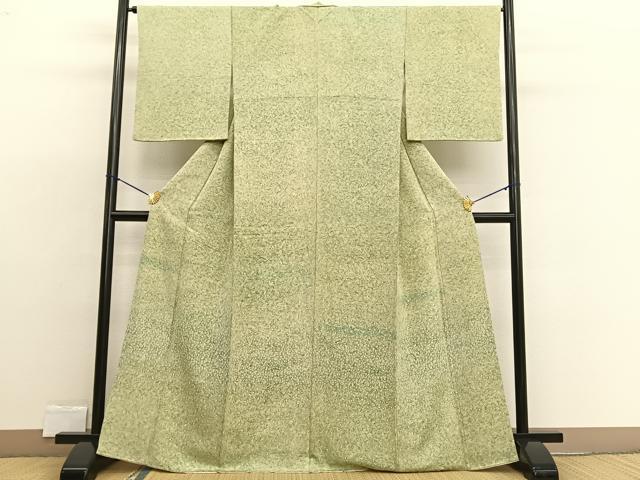 長閑やかさ屋御召しもの●打ち立てる460年・千總 短い訪問着 鹿の子文様 正絹 珠玉 BAAW4203hv