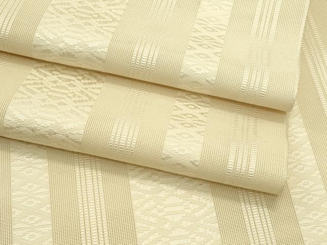 平和屋着物＊夏物 本場筑前博多織 八寸名古屋帯 紗献上 薄香色 証紙付き 正絹 逸品 CABI5371rv｜平和屋