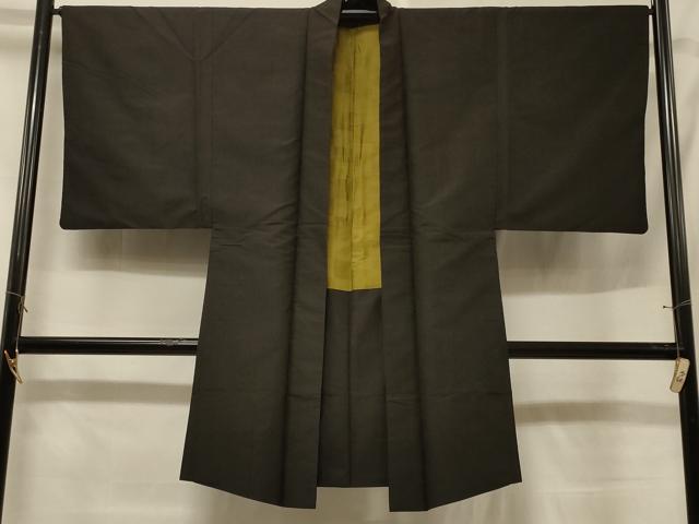 平和屋着物#男性 長羽織 縞 正絹 逸品 CABF1240in|平和屋