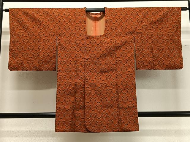 長閑やかさ屋御召しもの∞成人男性 道行厚地の外套 御召しもの地 正倉院宝物織 太子抜け道 反端付き添い人 正絹 珠玉 未当て嵌める CABD4428ua