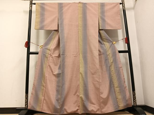 長閑やかさ屋御召しもの●飛び切りな紬 抜け道 正絹 珠玉 AABI3098ph