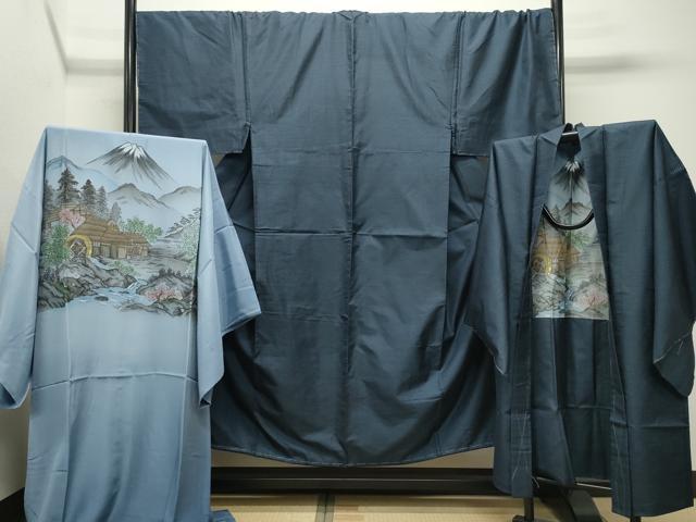 長閑やかさ屋御召しもの●成人男性 発祥地大島紬 合奏団・長襦袢書き割り 100亀甲 総端っこ キングサイズ 正絹 珠玉 未当てはめる CABC8046gh