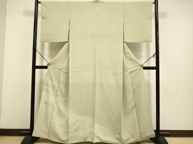 長閑やかさ屋御召しもの●晴れ晴れしい色留袖 駒刺しゅう 立波文 暈し染め 金彩 正絹 珠玉 DABB9645du