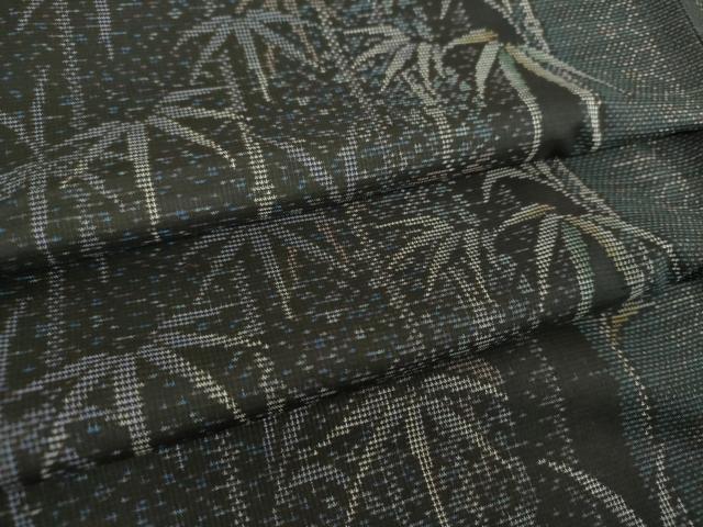 平和屋着物●本場大島紬 9マルキ 笹竹文 やまと誂製 正絹 逸品 DABE5417ps|平和屋