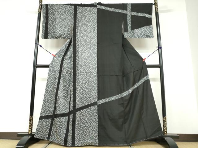 平和屋着物●訪問着　片身替わり　南天文　正絹　逸品　未使用　DABF1551ud｜平和屋 46,800円