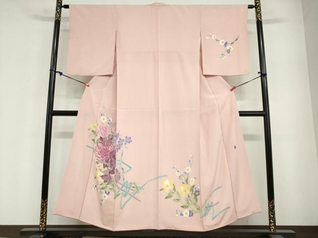 平和屋着物●本加賀友禅作家　志田弘子　訪問着　草花文　正絹　逸品　DABG2504ud｜平和屋 27,885円