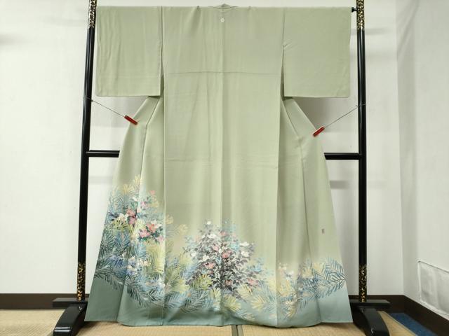 楽天市場】平和屋着物○十日町友禅作家 阿部佳雪 訪問着 枝花文 暈し