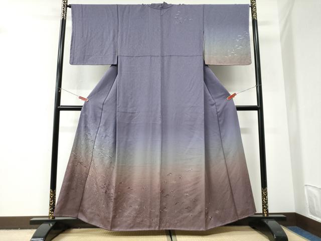 平和屋着物●訪問着　総刺繍　宝尽くし花松文　暈し染め　金糸　正絹　逸品　未使用　CABI3034yc｜平和屋 35,490円