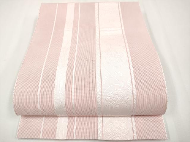 長閑やかさ屋お召しもの＊夏物 八寸名古屋帯 花唐草抜け道 CABG3506tx