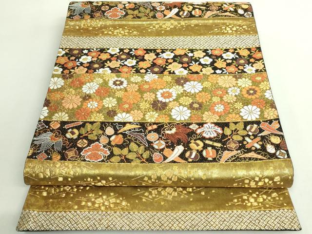 楽天市場】平和屋本店□極上 西陣 河合美術織物謹製 六通柄袋帯 唐織