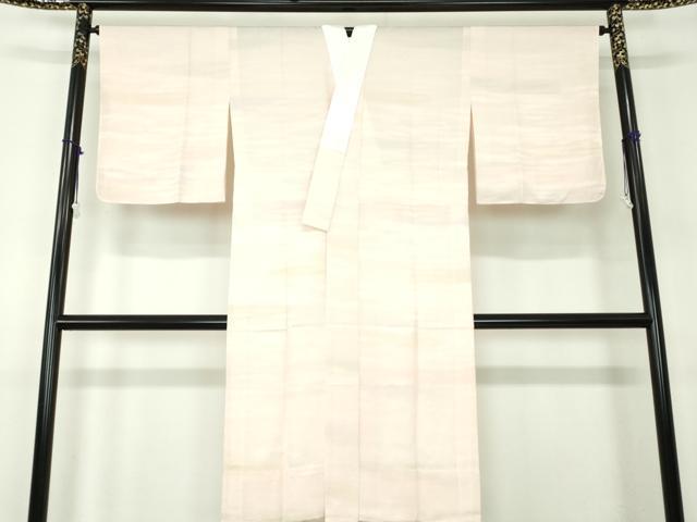 平和屋着物●上質な長襦袢 無双仕立て 霞地紋 暈し染め 正絹 逸品 未使用 DABB4376ps|平和屋