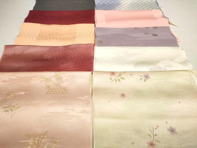 平和屋着物★和装小物　帯揚げ10枚セット　正絹　逸品　未使用　DABA7731zzz｜平和屋