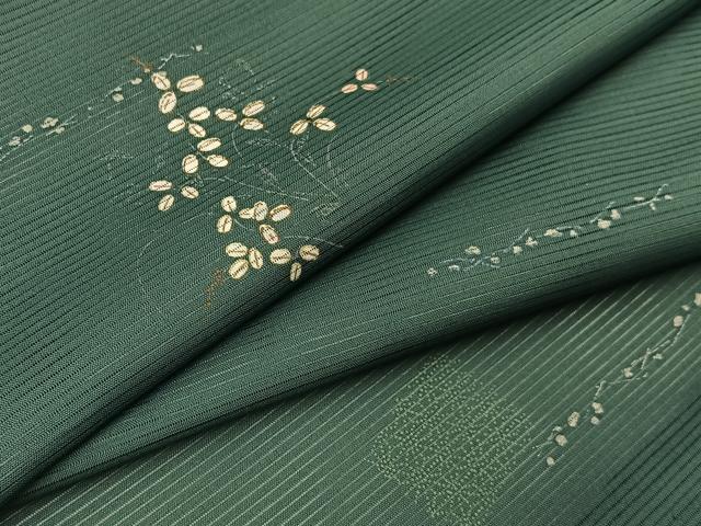 平和屋着物＊夏物　小紋　絽　萩　さんび謹製　洗える着物　BAAX6954hj｜平和屋 20,020円