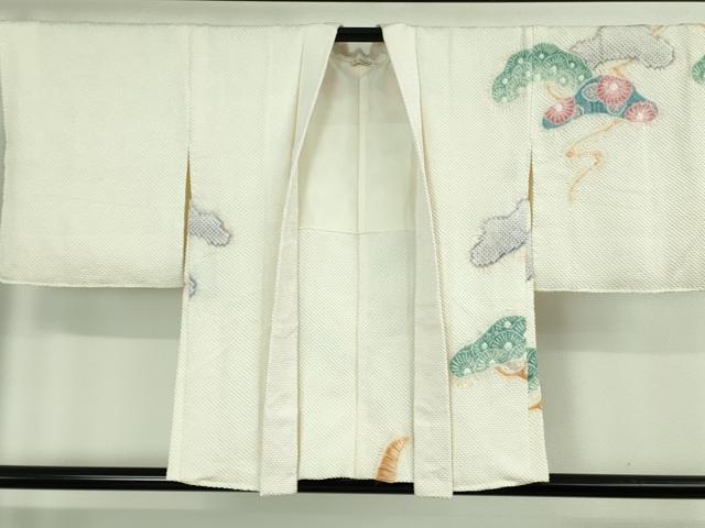 長閑やかさ屋御召しもの＃飛び切り 高家 藤娘きぬたや・総絞り 羽織 絞り 松文 珠玉 DZAB3055kh6