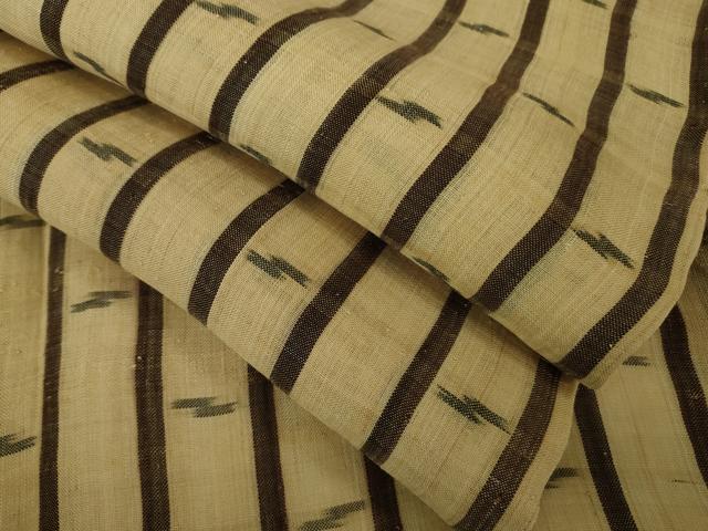 平和屋本店*極上 夏物 芭蕉布 手積み芭蕉糸100% 間道 逸品 DZAB3782kh6|平和屋