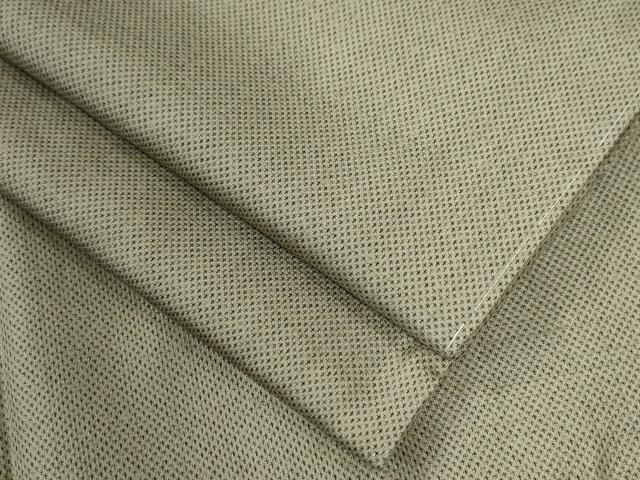 平和屋着物●上質な紬 蚊絣 正絹 逸品 未使用 CABC6478yc