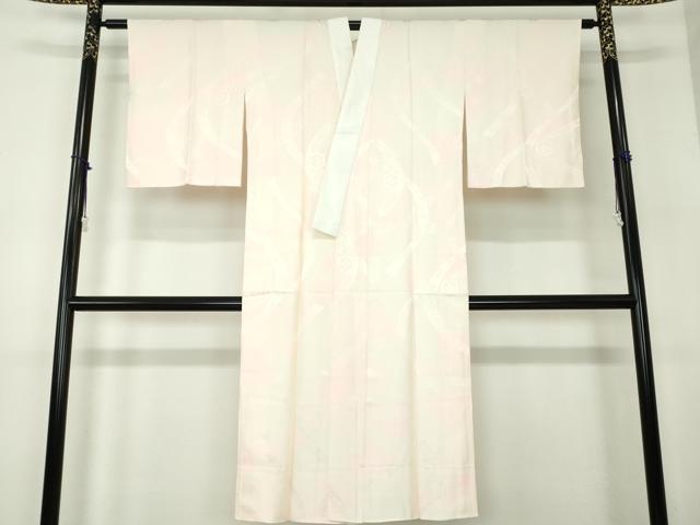 平和屋着物●上質な長襦袢 袷 花熨斗地紋 暈し染め 正絹 逸品 DABB4370ps|平和屋