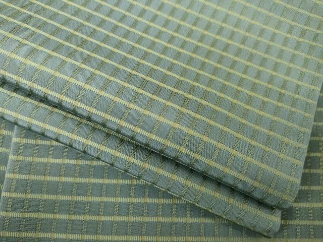 平和屋着物●お召 吉野間道 正絹 逸品 AABG5815ck|平和屋