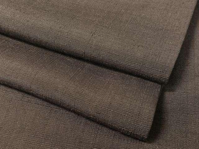 平和屋着物●上質な紬　滅紫色　正絹　逸品　CABC2762vp｜平和屋