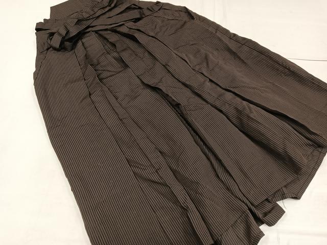 平和屋着物●男性 馬乗り袴 縞 正絹 逸品 AABF6061ph|平和屋