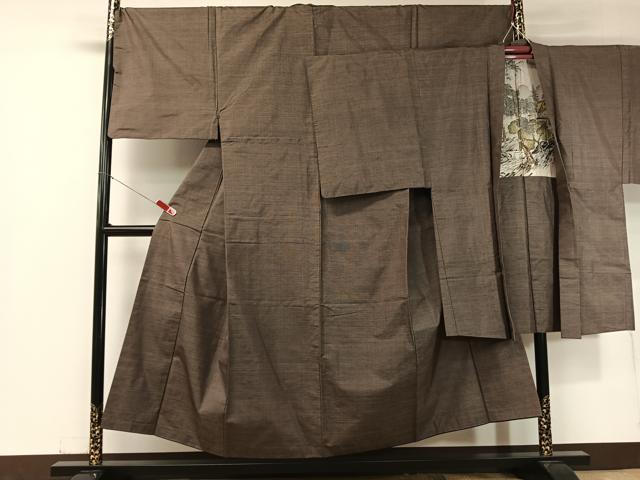 平和屋着物●男性　本場大島紬　アンサンブル　9マルキ　正絹　逸品　CABC2725vp｜平和屋