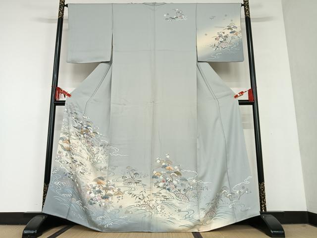 楽天市場】平和屋着物○訪問着 友禅 作家物 松彩 松竹梅草花文 暈し