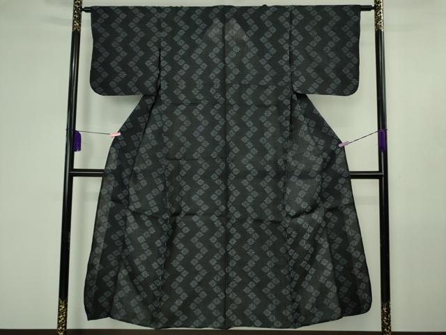 平和屋本店＊極上 夏物 重要無形文化財 本場宮古上布 菊菱文 苧麻 逸品 DZAB4499kh6