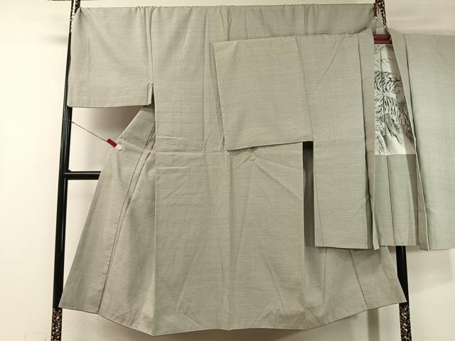 長閑やかさ屋御召しもの●成人男性 結城紬 合奏団 100亀甲 総端っこ 正絹 珠玉 CABC9774vp