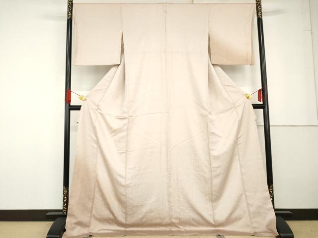 長閑やかさ屋御召しもの●短い訪問着 霞文 暈し染め 高島屋取りまわし ロング丈 背抜き仕立てもの 正絹 珠玉 AABG3521cs