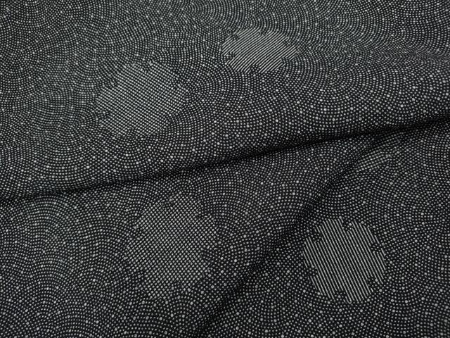 平和屋着物●江戸小紋 雪輪文 鮫小紋柄 正絹 逸品 CABD0226ut|平和屋