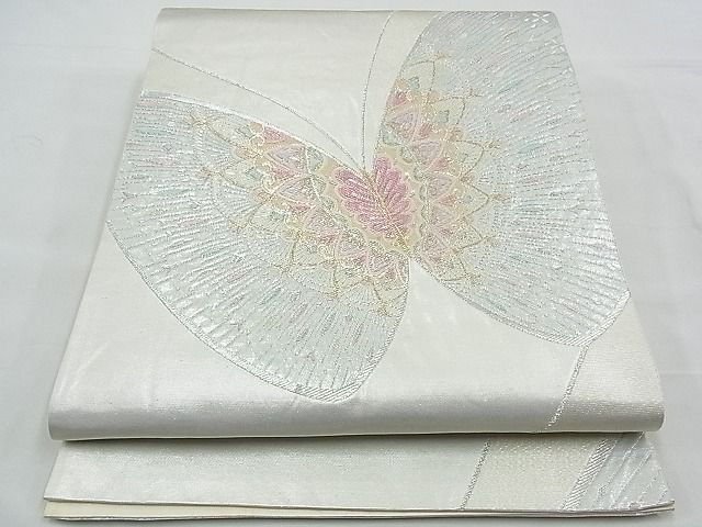 楽天市場】平和屋着物◎六通柄袋帯 唐織 舞蝶花唐草文 黒地 金銀糸