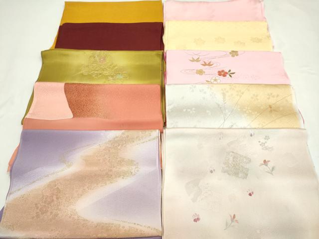 平和屋着物★和装小物 帯揚げ10枚セット 丹後ちりめん 正絹 逸品 CABD8430ju