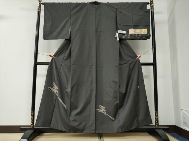 平和屋着物●洛楽人工房 本場大島紬 色留訪問着 吉祥文 丸恵謹製 証紙付き 正絹 逸品 CABE2997yc|平和屋