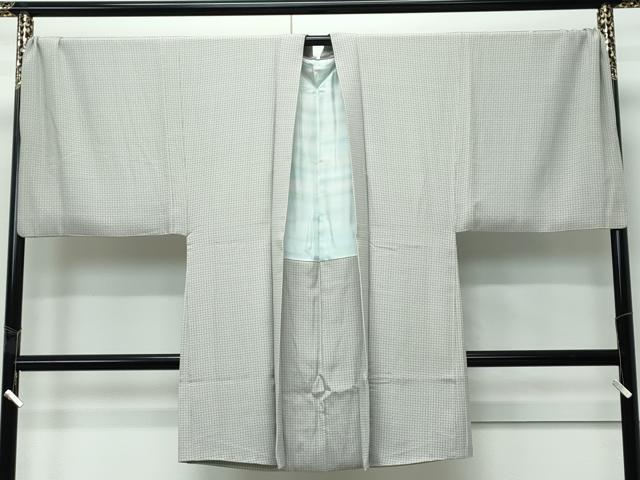長閑やかさ屋御召しもの∞御前上等 成人男性 キングサイズ 長羽織 網目文様 珠玉 CZAA5185s6