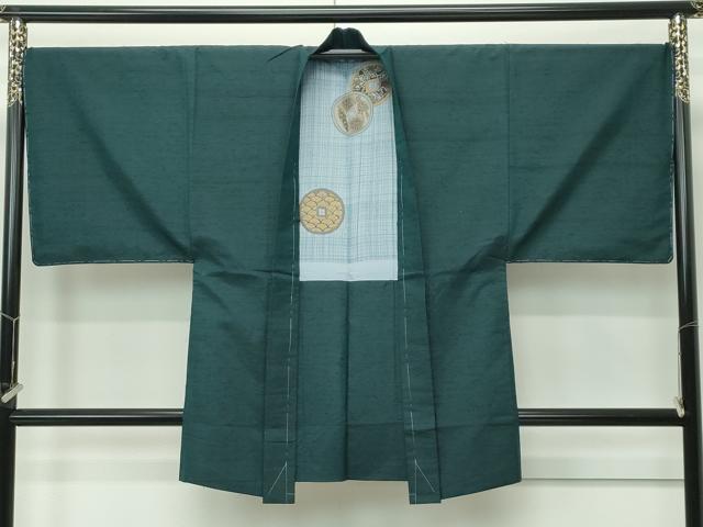 平和屋着物∞極上 男性 長羽織 髭紬 霞文 逸品 未使用 CZAA5481s6|平和屋