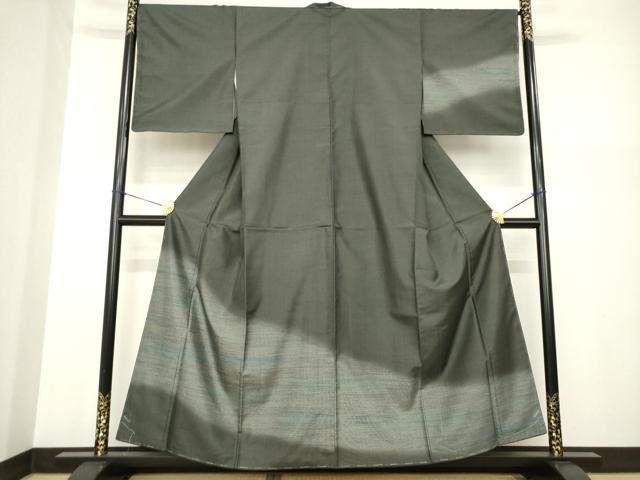 平和屋着物●本場大島紬　染大島　訪問着　霞文　暈し染め　正絹　逸品　未使用　AABG3653ck｜平和屋