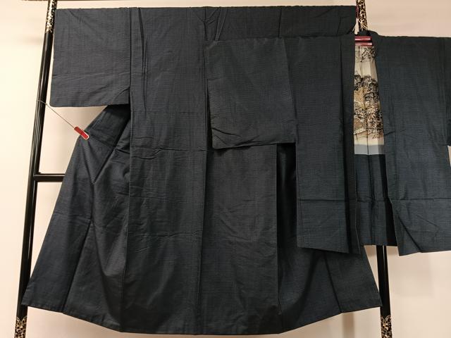 長閑やかさ屋御召しもの●成人男性 発祥地大島紬 合奏団 100亀甲 総端っこ 正絹 珠玉 CABD8032vp