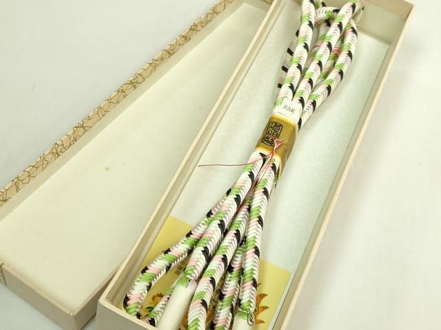 平和屋着物●極上 有職組紐道明 帯締め 奈良組 宮内庁御用 国立博物館御用 東京芸術大学御用 逸品 未使用 DZAA11835kh6