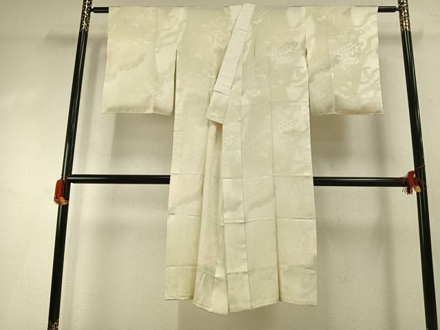 平和屋着物●長襦袢　無双仕立て　花蝶地紋　暈し染め　鈴乃屋扱い　正絹　逸品　AABI1468fy｜平和屋