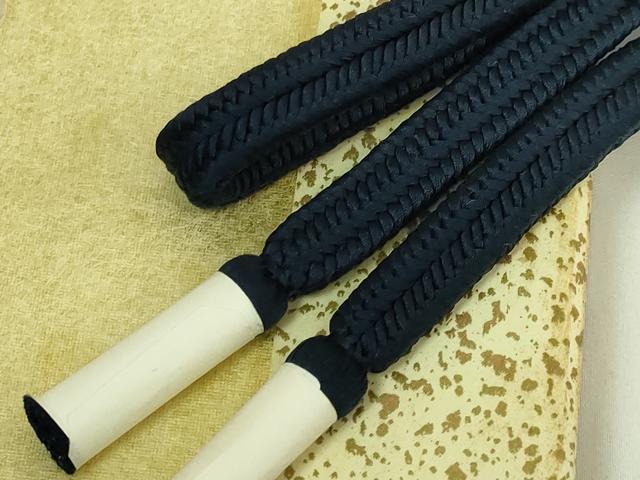 平和屋着物●極上 有職組紐道明 帯締め 冠組 濃い紺地 宮内庁御用 国立博物館御用 東京芸術大学御用 逸品 未使用 DZAA11891kh6