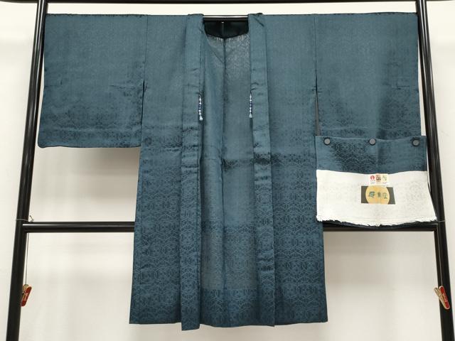 長閑やかさ屋御召しもの∞飛び切り 市川純一郎 スリー時節 春夏秋 塵除 長羽織 風韻堂 褐返色地 証紙・飾りつけ紐付き 珠玉 CYAA4929s6