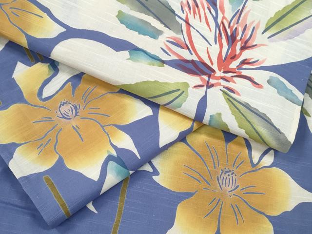 平和屋着物∴夏物 浴衣 舞花尽くし 綿 逸品 CABD2487ng
