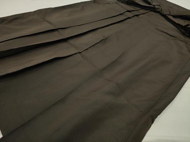 平和屋着物●男性　馬乗り袴　縞　正絹　逸品　CABC8346gh｜平和屋