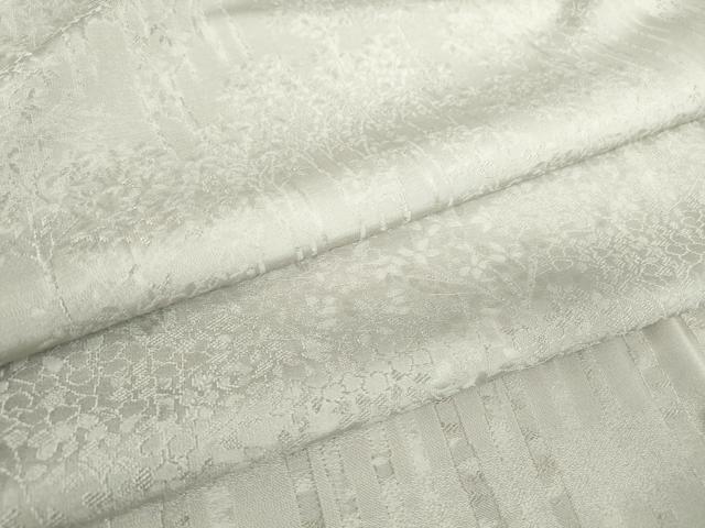 平和屋着物●上質な色無地 樹林地紋 素色 正絹 逸品 未使用 DABC3182az|平和屋